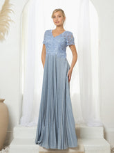 Eva USA 5241 Mother's Formal Gown with Pleated Skirt